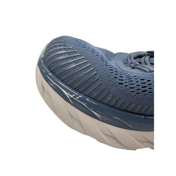 Hoka One One Bondi 7 Mens Size 12.5 Blue Grey Shoes Sneakers 1110518-RTOS main image 9